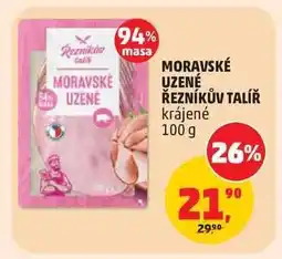 Penny Market MORAVSKÉ UZENÉ ŘEZNÍKŮV TALÍŘ krájené nabídka