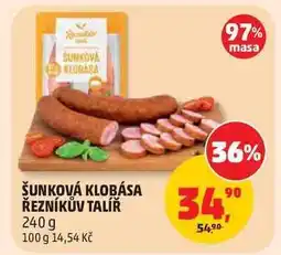 Penny Market ŠUNKOVÁ KLOBÁSA ŘEZNÍKŮV TALÍŘ nabídka