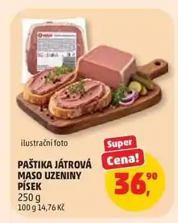 Penny Market PAŠTIKA JÁTROVÁ MASO UZENINY PÍSEK nabídka