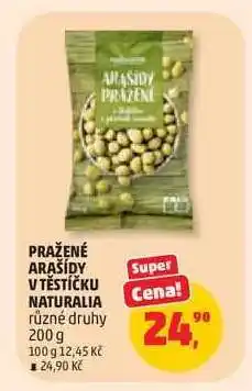 Penny Market PRAŽENÉ ARAŠÍDY V TĚSTÍČKU NATURALIA nabídka