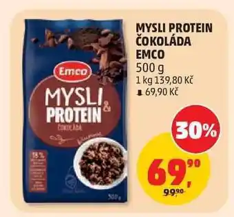 Penny Market MYSLI PROTEIN ČOKOLÁDA EMCO nabídka