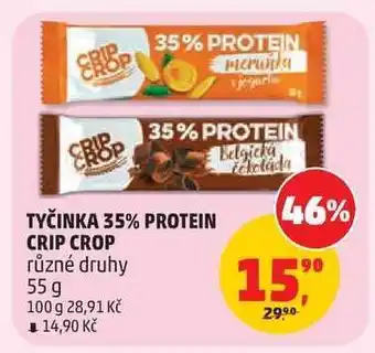 Penny Market TYČINKA 35% PROTEIN CRIP CROP nabídka
