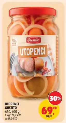 Penny Market UTOPENCI GUSTITO nabídka