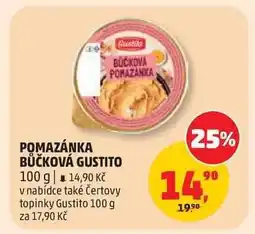 Penny Market Pomazánka bůčková Gustito nabídka