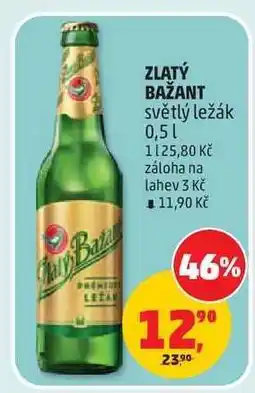 Penny Market ZLATÝ BAŽANT světlý ležák 0,5 l nabídka
