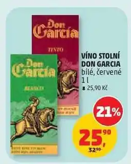 Penny Market VÍNO STOLNÍ DON GARCIA bílé, červené nabídka