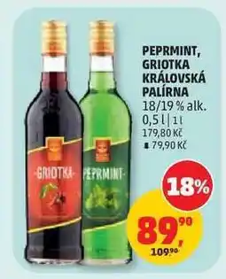 Penny Market Peprmint, Griotka Královská Palírna nabídka