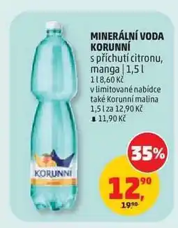 Penny Market MINERÁLNÍ VODA KORUNNÍ nabídka