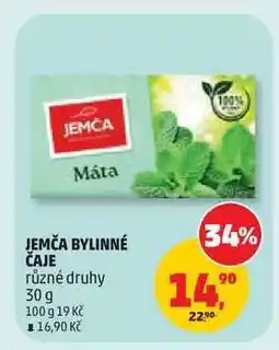 Penny Market Jemča bylinné čaje nabídka