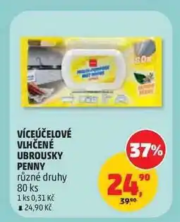 Penny Market Víceúčelové vlhčené ubrousky Penny nabídka