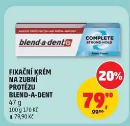 Penny Market FIXAČNÍ KRÉM NA ZUBNÍ PROTÉZU BLEND-A-DENT nabídka