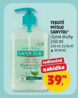 Penny Market TEKUTÉ MÝDLO SANYTOL nabídka