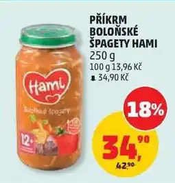 Penny Market Příkrm boloňské špagety Hami nabídka