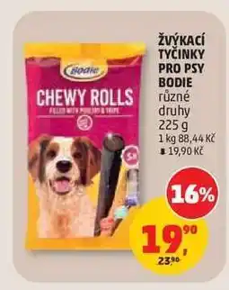 Penny Market ŽVÝKACÍ TYČINKY PRO PSY BODIE nabídka