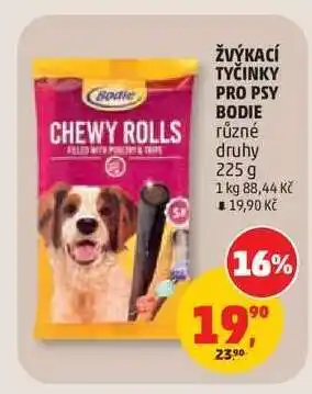 Penny Market ŽVÝKACÍ TYČINKY PRO PSY BODIE nabídka