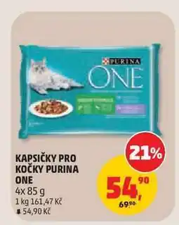 Penny Market KAPSIČKY PRO KOČKY PURINA ONE nabídka