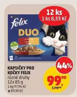 Penny Market KAPSIČKY PRO KOČKY FELIX nabídka