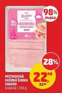 Penny Market Mistrovská Dušená Šunka Shaved nabídka