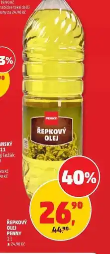 Penny Market ŘEPKOVÝ OLEJ PENNY nabídka