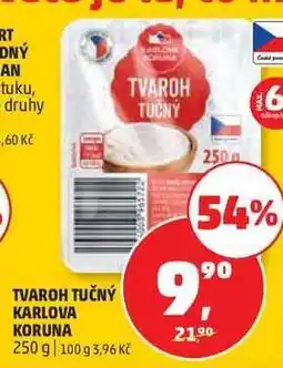 Penny Market Tvaroh tučný Karlova Koruna nabídka