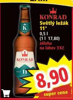 Norma KONRAD Světlý ležák 11° nabídka