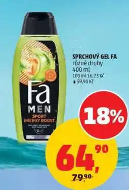 Penny Market SPRCHOVÝ GEL FA nabídka