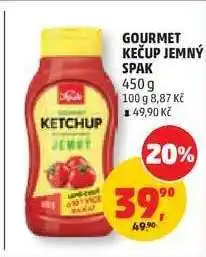 Penny Market GOURMET KEČUP JEMNÝ SPAK nabídka