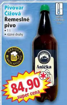 Norma Pivovar Čížová Řemeslné pivo nabídka