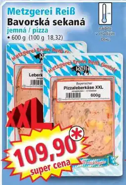 Norma Metzgerei Reiß Bavorská sekaná nabídka