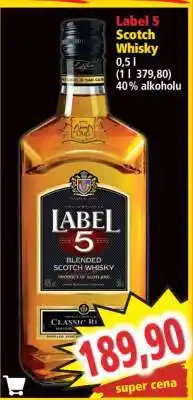 Norma LABEL 5 Scotch whisky nabídka