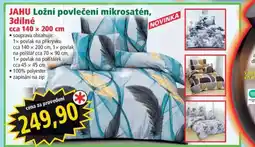 Norma JAHU Ložní povlečení mikrosatén, 3dílné nabídka