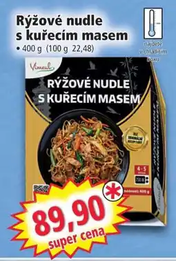 Norma Rýžové nudle s kuřecím masem nabídka