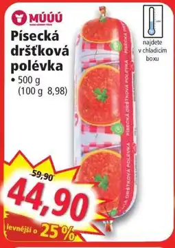Norma Písecká dršťková polévka nabídka