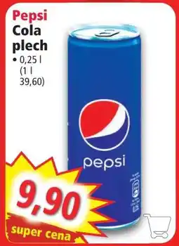 Norma Pepsi Cola plech nabídka