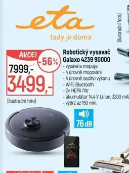 Globus Robotický vysavač Galaxo 4239 90000 nabídka