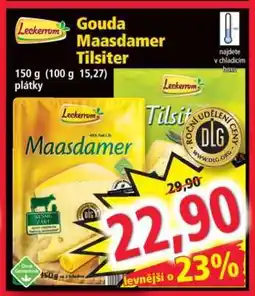 Norma Gouda Maasdamer Tilsiter nabídka