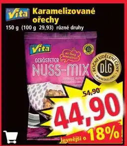 Norma KARAMELIZOVANÉ OŘECHY nabídka