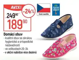 Globus DOMÁCÍ OBUV nabídka
