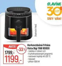Globus Horkovzdušná fritéza Vista Digi 1168 90000 nabídka