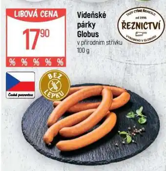 Globus Vídeňské párky Globus nabídka