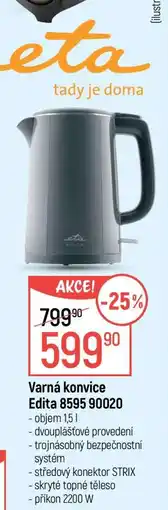 Globus Varná konvice Edita 8595 90020 nabídka