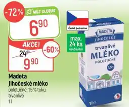 Globus MADETA Jihočeské mléko nabídka