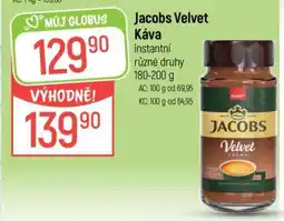 Globus Jacobs Velvet káva nabídka