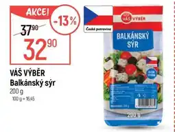 Globus VÁŠ VÝBĚR Balkánský sýr nabídka