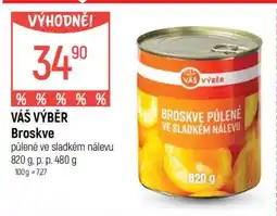 Globus VÁŠ VÝBĚR Broskve nabídka