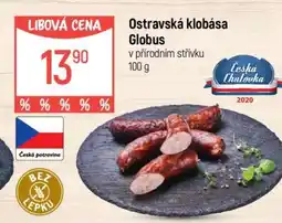 Globus Ostravská klobása Globus nabídka