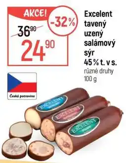 Globus Excelent tavený uzený salámový sýr nabídka