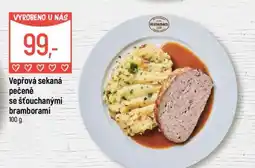 Globus Vepřová sekaná pečeně se šťouchanými bramborami nabídka
