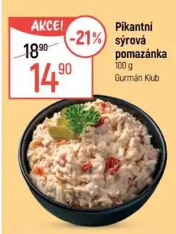 Globus Pikantní sýrová pomazánka nabídka