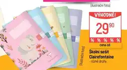 Globus Školní sešit Clairefontaine nabídka